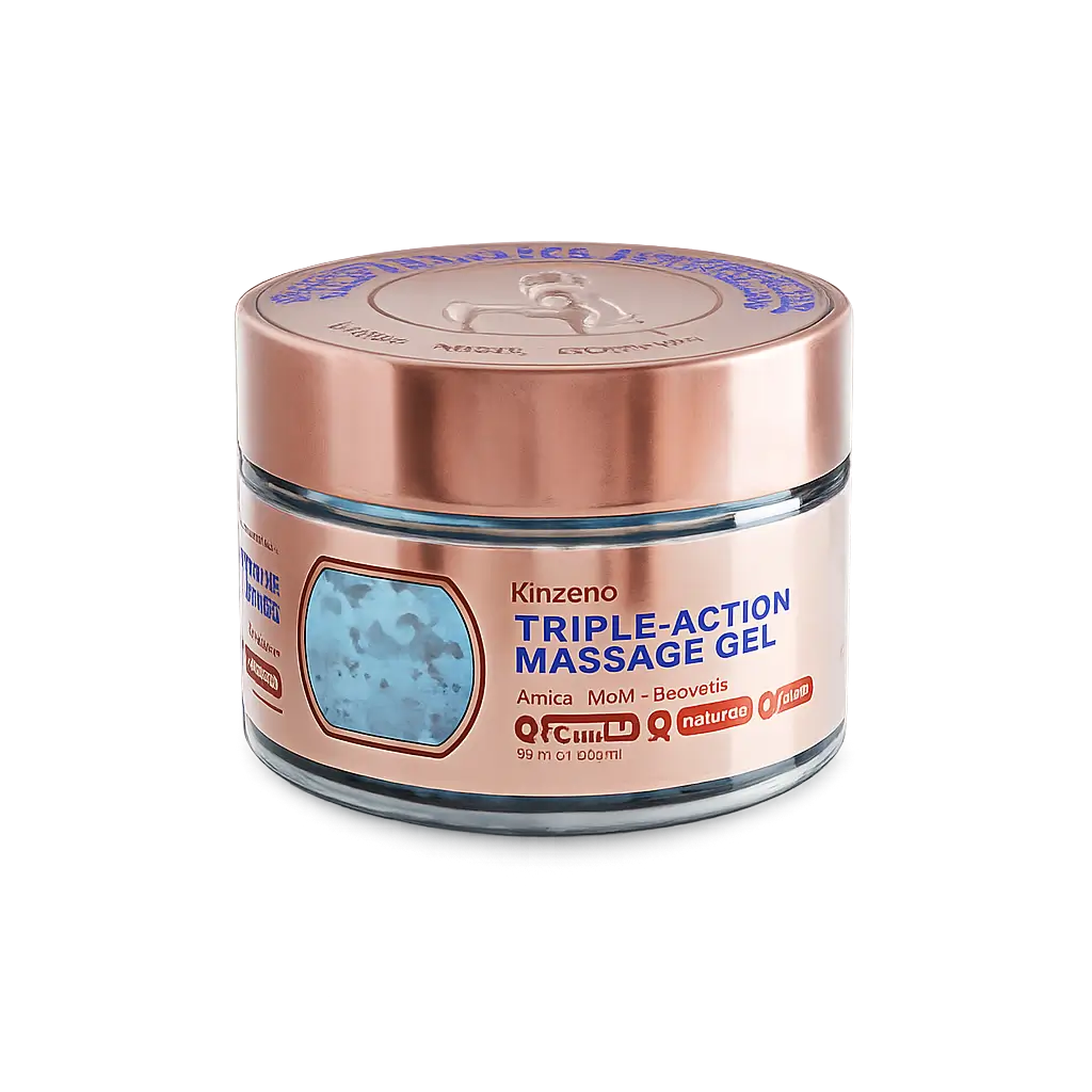 Kinzeno Triple-Action Massage Gel jar
